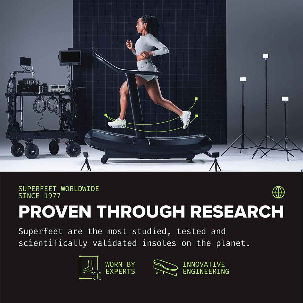 Superfeet Work puncture-resistant insole features Moisturewick to reduce odors during long shifts.