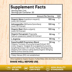 Superfood MD Ashwagandha Liquid Drops bottle suitable for a balanced routine.