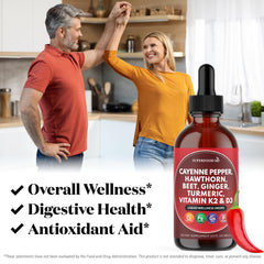 Superfood MD beet root powder liquid image showing earthy color and natural energy.
