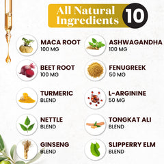 Superfood MD Fenugreek Liquid Drops bottle featuring seed-based nutrients.