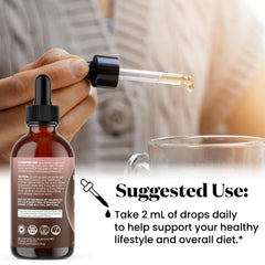 Superfood MD hull bark tincture with red clover and grapefruit seed extract for herbal variety
