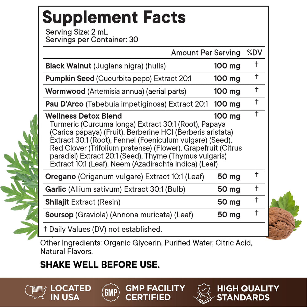 Superfood MD Pumpkin seed tincture mix highlights nutrient-rich ingredients for daily wellness.