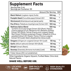Superfood MD Pumpkin seed tincture mix highlights nutrient-rich ingredients for daily wellness.