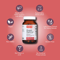 Capsules poured into hand show compact form for easy daily use.