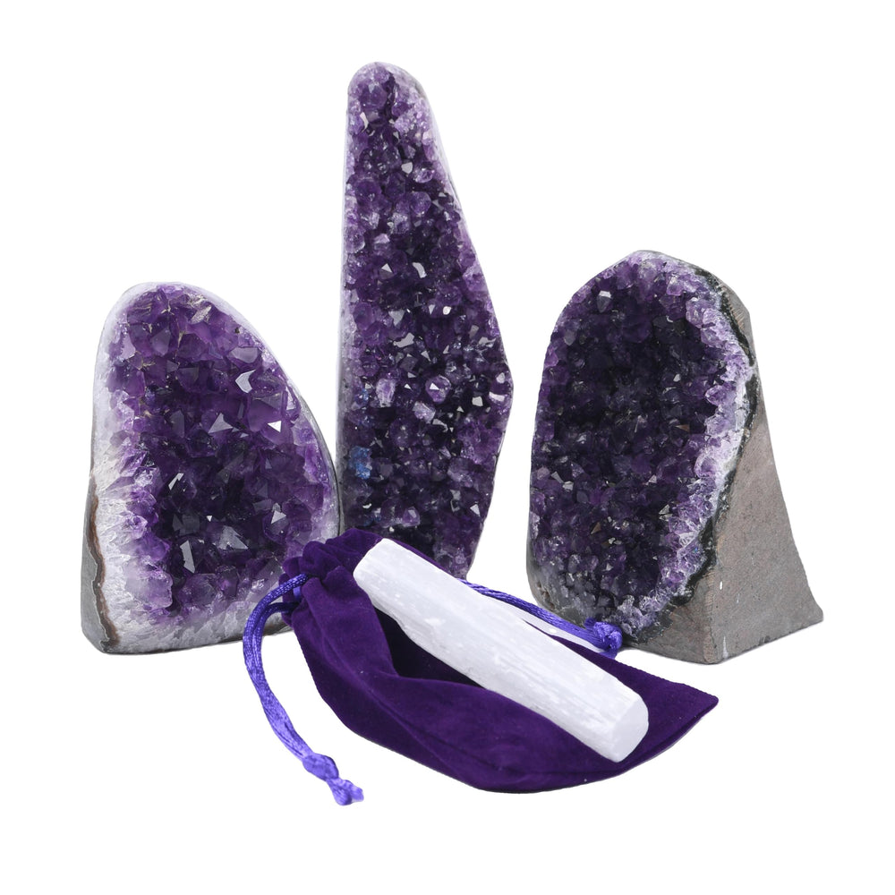 Superior amethyst geode assembled and inspected in the USA.