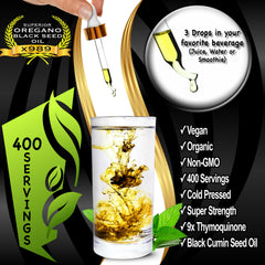 X935 liquid drops with glass dropper for easy daily dosing