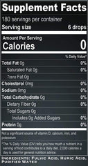 Superior Fulvic Humic X935 USA-made label signals natural, gluten-free wellness.