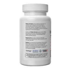 Packaging front of Superior Labs Tribulus Terrestris emphasizing high-potency supplement.
