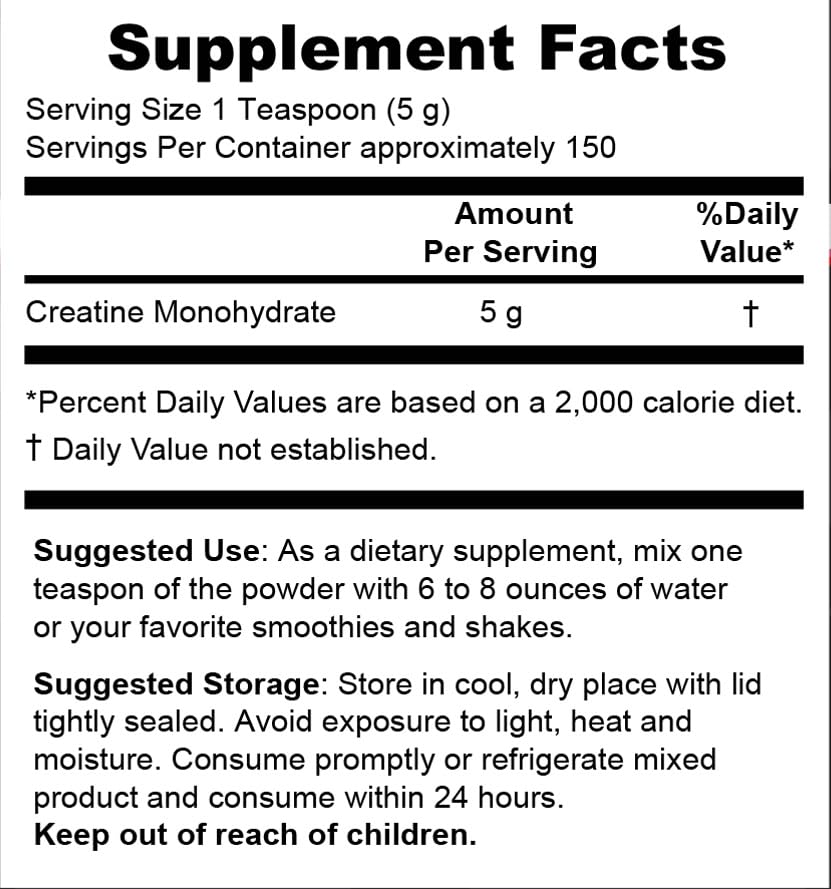 Superior Source Creatine Monohydrate jar on shelf showcases high-value servings