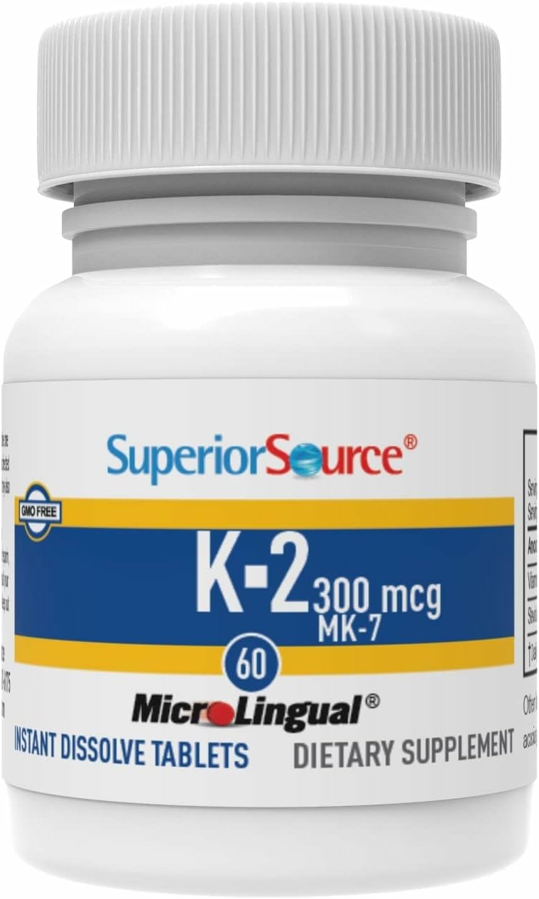 Superior Source K2 MK-7 bariatric-friendly formula bottle