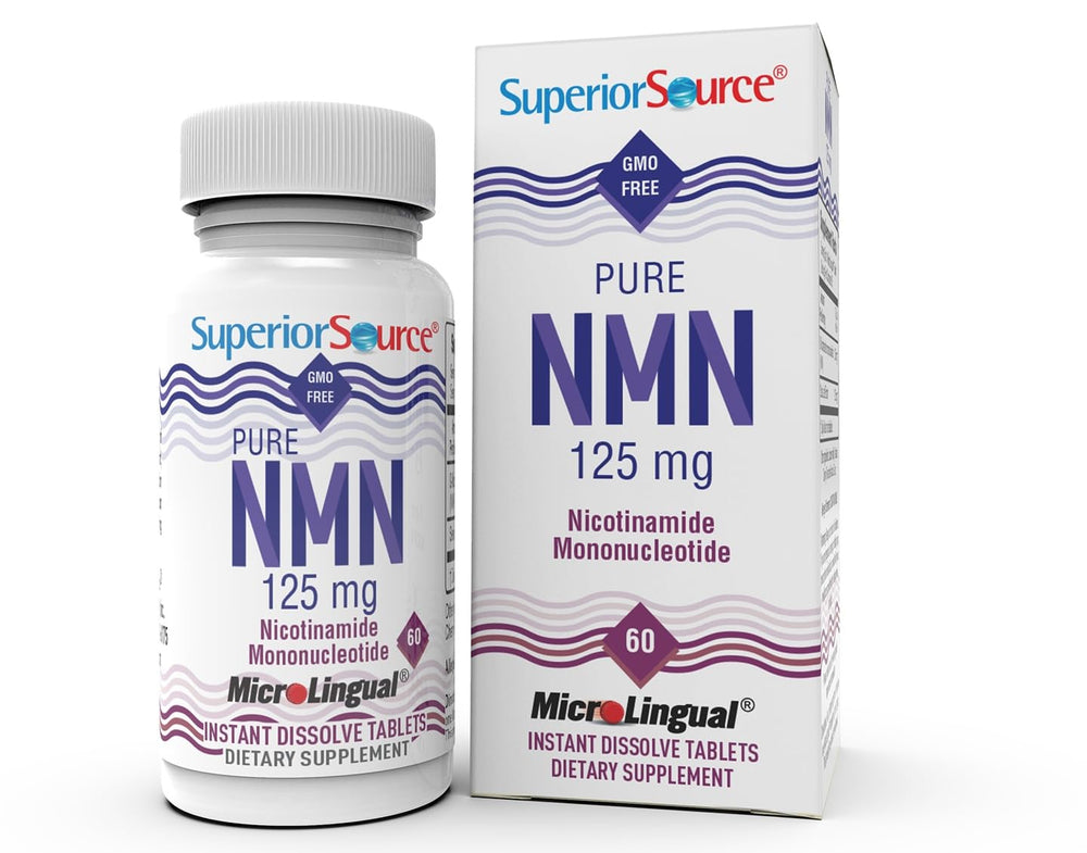 Superior Source NMN stabilized tablets ready for daily use.