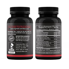 Supernatural Man 5GMale capsules closeup shows easy daily intake