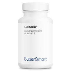 Supersmart Celadrin 1050mg bottle highlighting patented high-bioavailability formula.