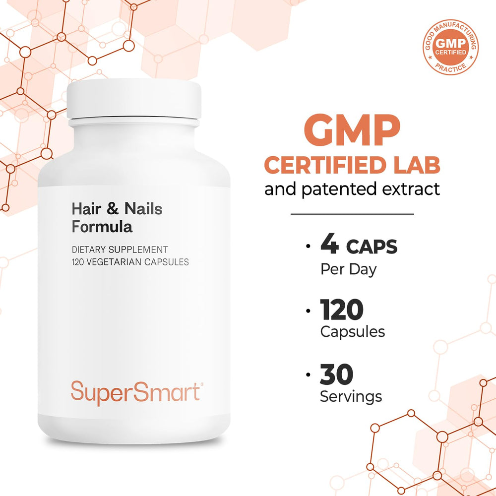 Supersmart Cynatine HNS keratin close-up illustrates keratin delivery for hair health