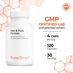 Supersmart Cynatine HNS keratin close-up illustrates keratin delivery for hair health