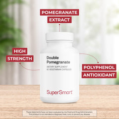 Close-up of Supersmart capsules ready to take daily for antioxidant support.