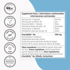 Capsules being poured into hand show easy daily dosage.