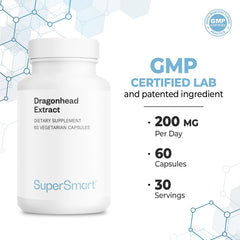 Ingredient list on Supersmart label shows DracoBelle and acacia gum.