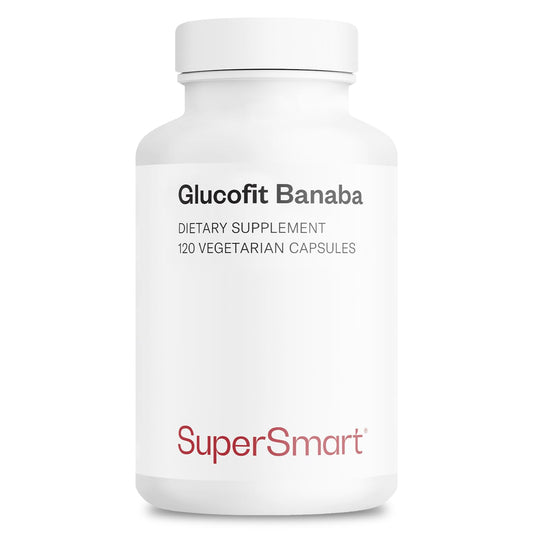 Supersmart Glucofit bottle front with clear branding.