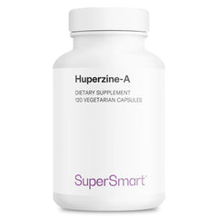Supersmart Huperzine-A bottle on white background for daily routine