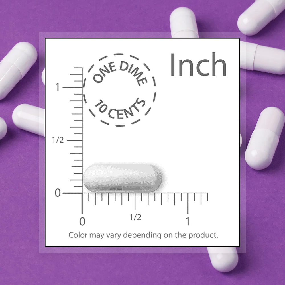 Lifestyle shot with a user taking two capsules in the morning