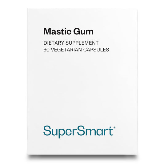 Supersmart mastic gum capsules bottle with a 60 count pack for daily use