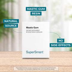 Close-up of Supersmart mastic gum resin showing natural texture