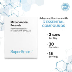 This label shows Supersmart non-GMO gluten-free ingredients for a clean supplement choice.