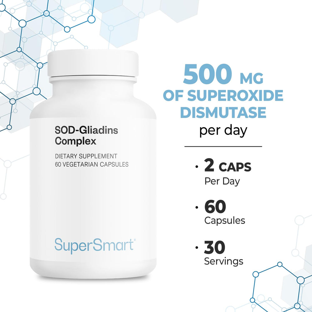 Supersmart SOD Gliadins non-GMO symbol on packaging