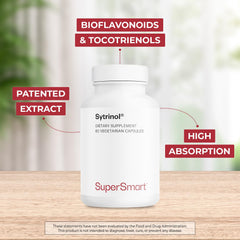 Gluten-free label on Supersmart Sytrinol packaging