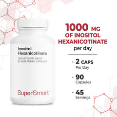 Supersmart vegetarian capsules 90-count pack ready for daily use