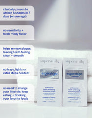 Supersmile daily usage shot showing a refreshed mouthfeel after brushing.