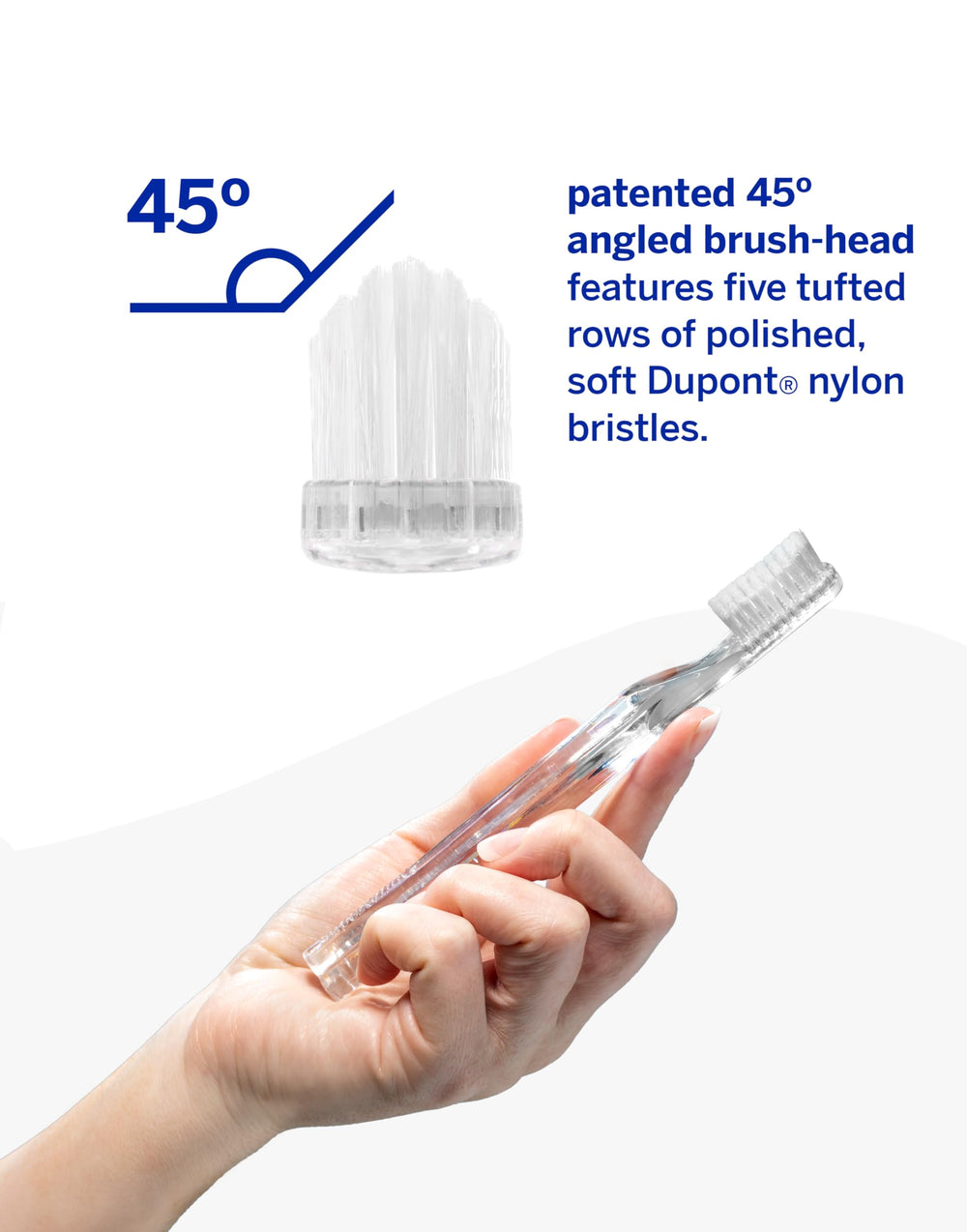 Supersmile whitening claim graphic suggests up to six shade levels.