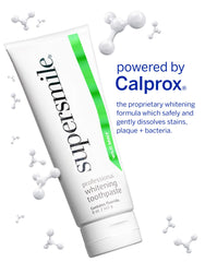 Supersmile Wild Mint whitening accelerator 8oz bottle for paired whitening action.