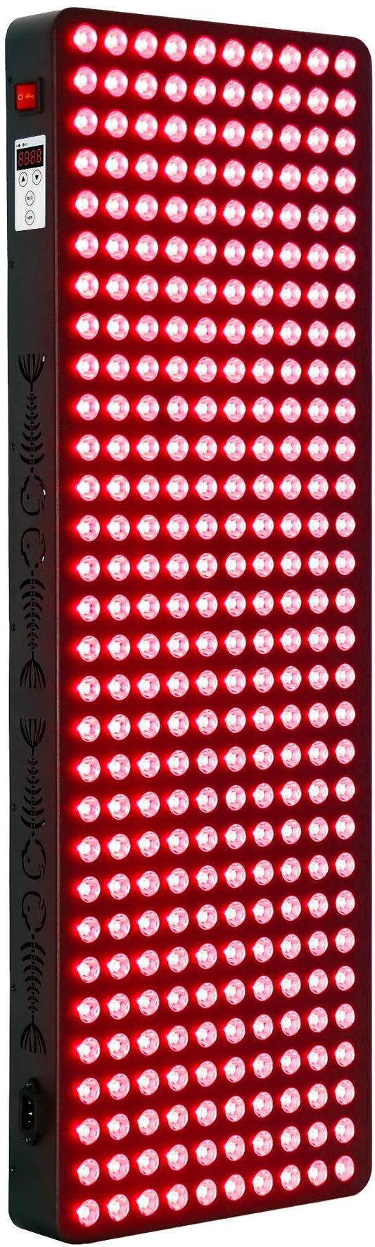 Supersred full-body panel front view for convenient at-home sessions.