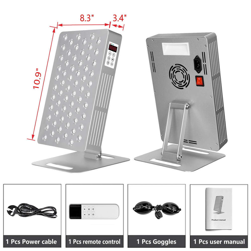 Supersred irradiance distance options show flexible treatment at 3 and 6 inches.
