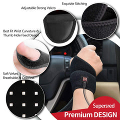 Soft velvet wrap on Supersred Therawrap enhances breathable comfort