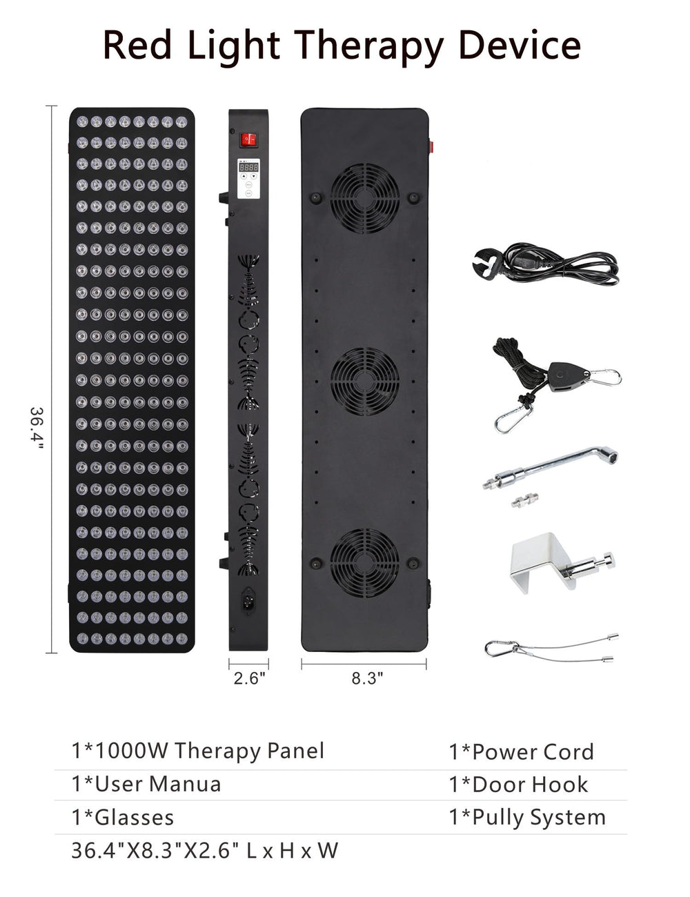 Supersred wall-mount and door-mount kit for versatile placement