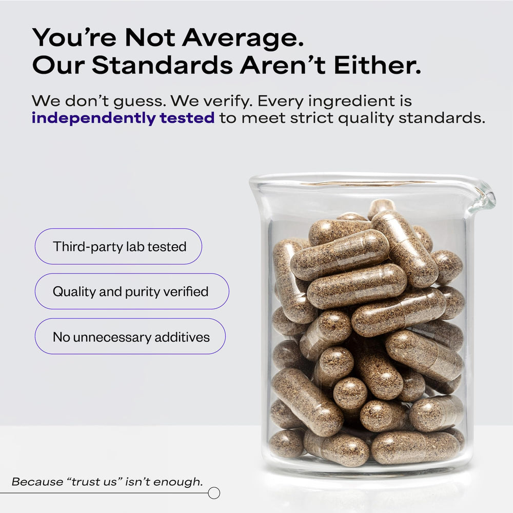 Suppgrade Labs Organs 101 nutrition panel highlighting key nutrients.