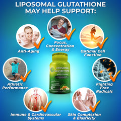 SUPPLEMENTS STUDIO Liposomal Glutathione bottle pour for daily dosing