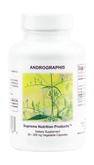Supreme Nutrition Andrographis bottle with capsules for daily wellness use