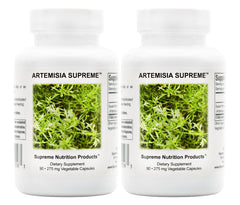 Supreme Nutrition Artemisia Supreme bottle front with pure herbal capsules for daily wellness