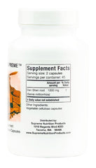 Dan Shen Supreme capsules close-up showing pure red sage contents for informed choices.