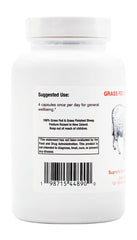 Supreme Nutrition Grass Fed Sheep Heart label highlights grass-fed, no fillers, and quality