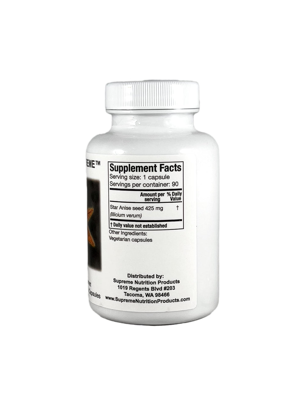 Supreme Nutrition Illicium Supreme capsules arranged for easy, on-the-go dosing