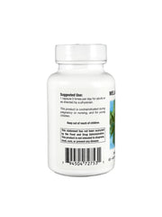 Lab-tested seal on Supreme Nutrition Neem leaf, ensuring quality.