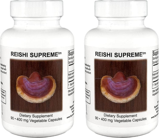 Supreme Nutrition Reishi Supreme bottle front view for daily wellness