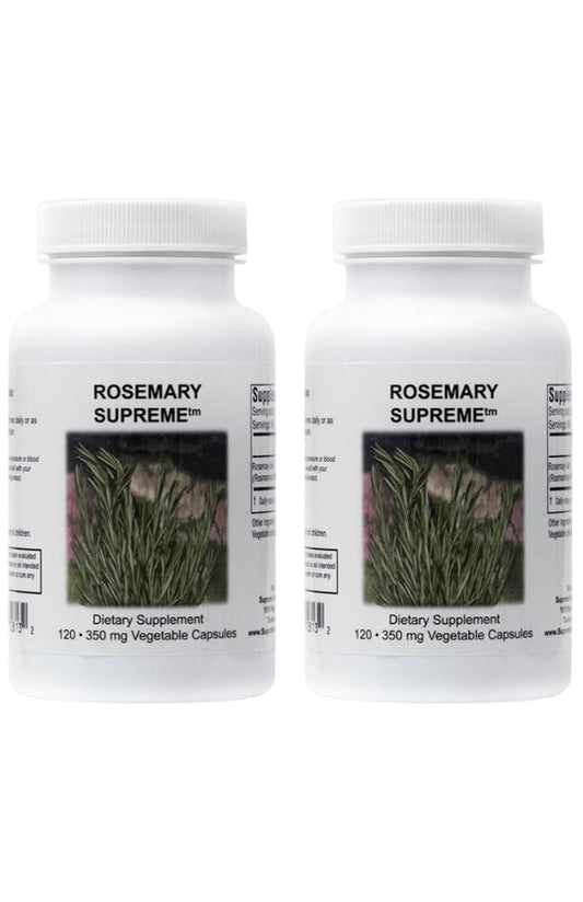 Supreme Nutrition Rosemary Supreme bottle with capsules for daily herbal support.
