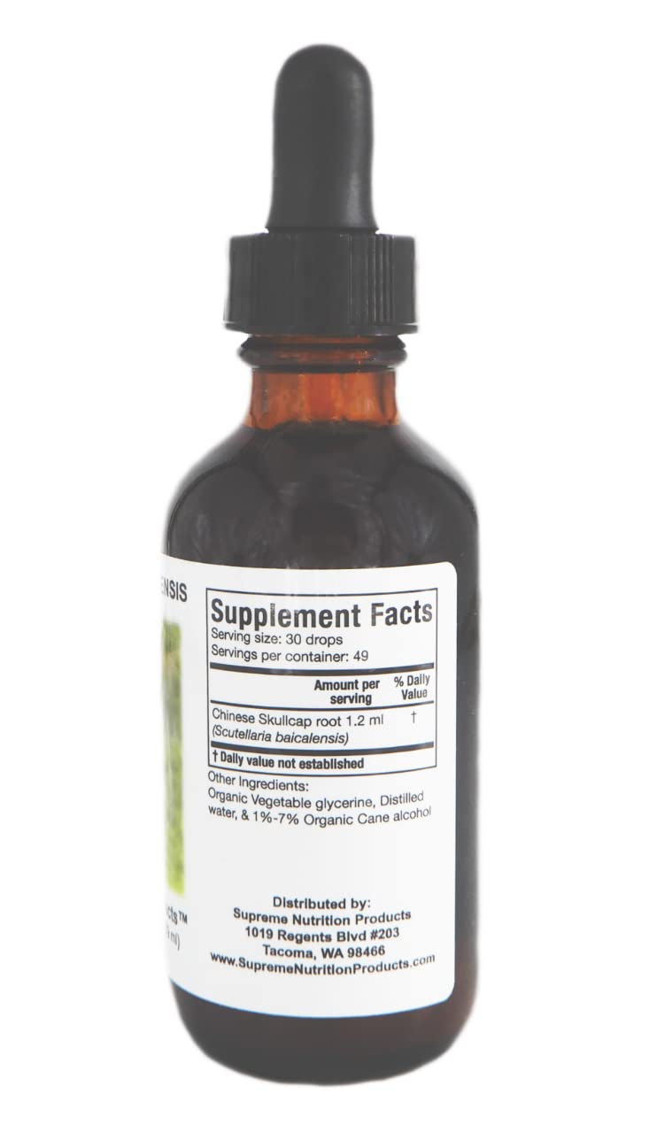 Supreme Nutrition tincture dropper for precise, convenient dosing.