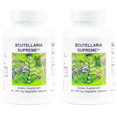 Supreme Nutrition Scutellaria Supreme bottle with 90 capsules for easy daily use